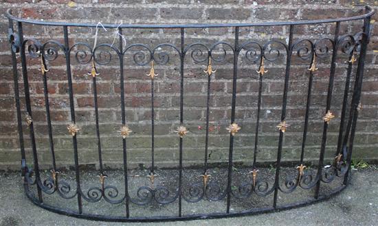 Iron balustrade